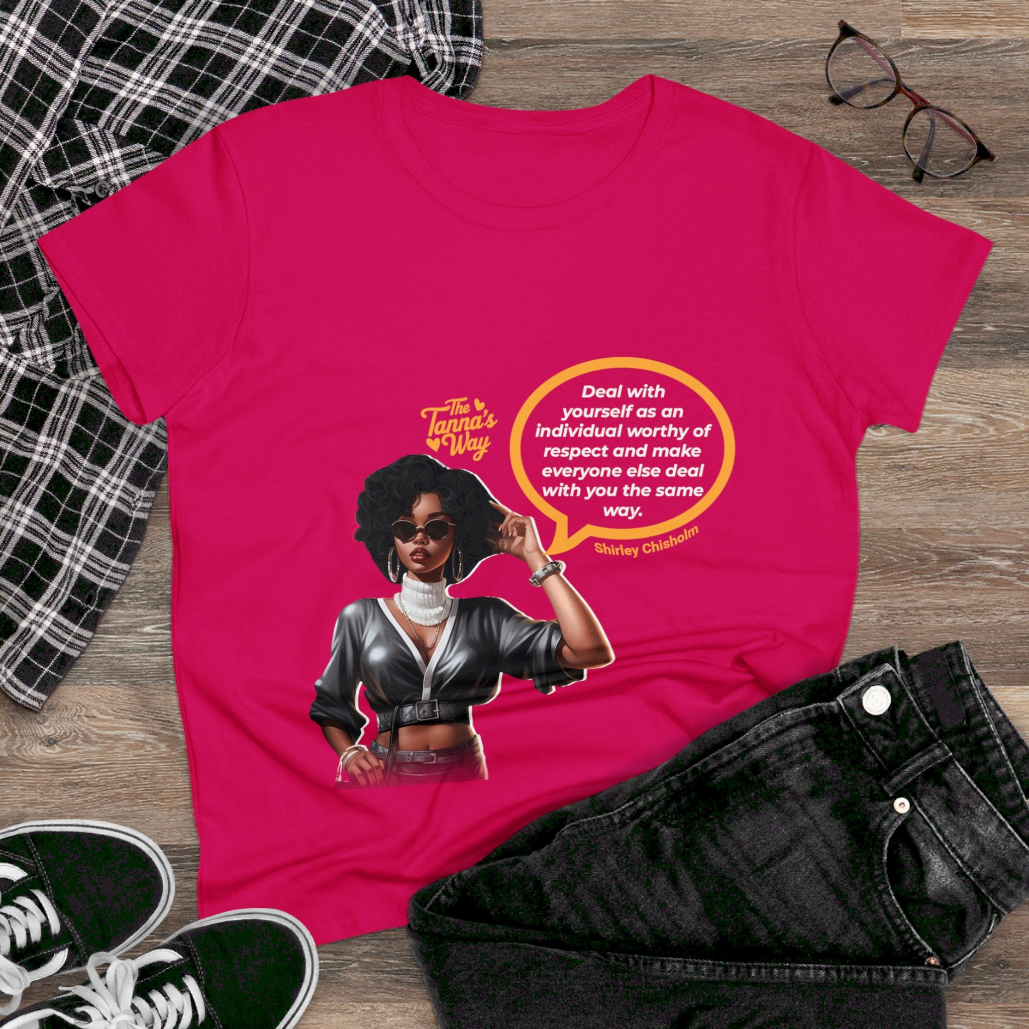 Shirley Chisholm | Women's Midweight Cotton Tee